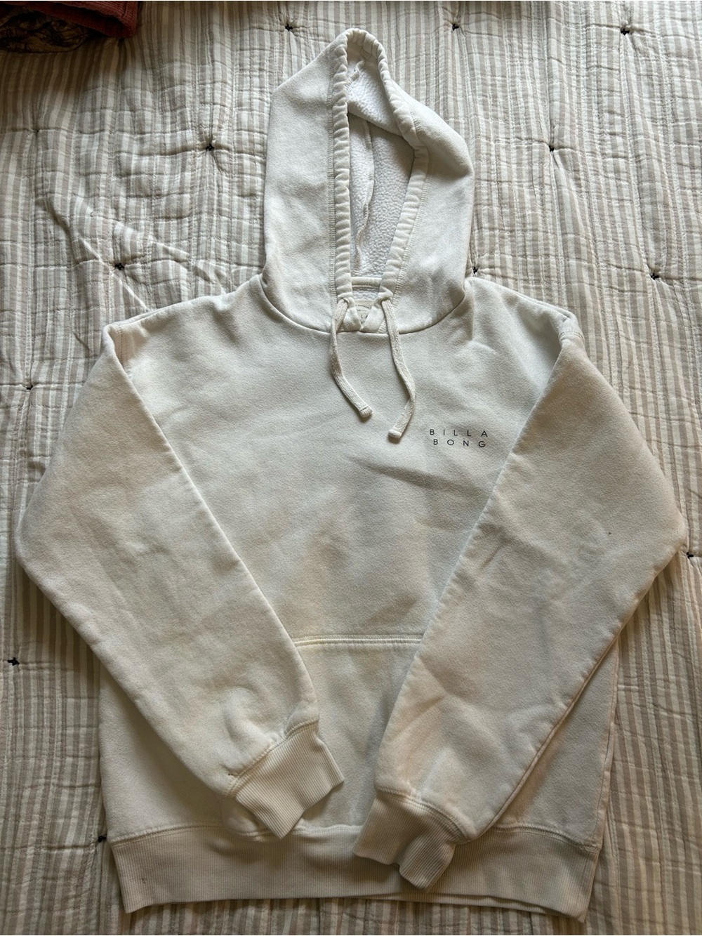 Billabong Off-White Women's Hooded Crew Sweatshirt - Picture 3 of 4